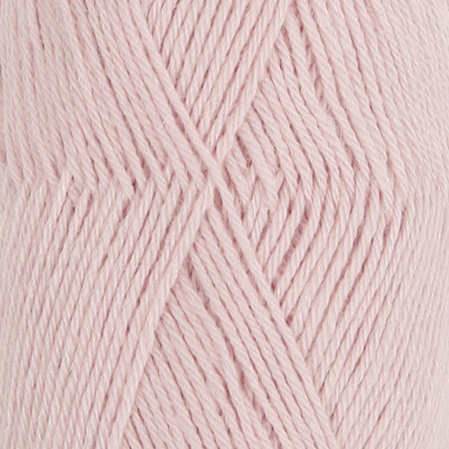 Nord Uni Colour Garn Alpakkamiks 50 g Pudder rosa 12 Drops