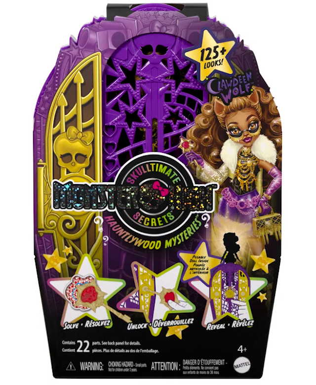 Produktbilde 4 for Monster High Skulltimate Secrets Motedukke Clawdeen