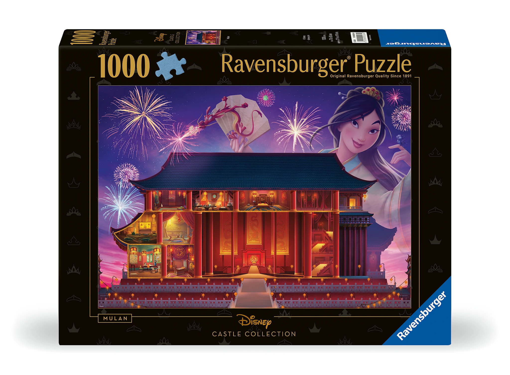 Produktbilde for Disney slott Mulan 1000 Puslespill brikker, Ravensburger