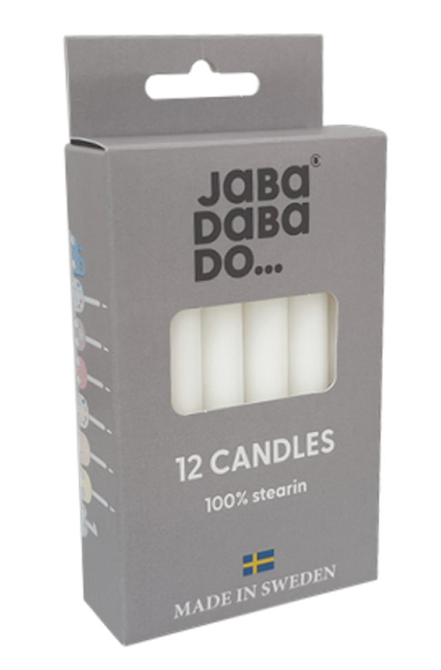 Ljus till Födelsedagståg 12-Pack Jabadabado