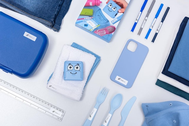 Produktbild 5 för Stämpel Namnmärkning Blå Marky DIY COLOP