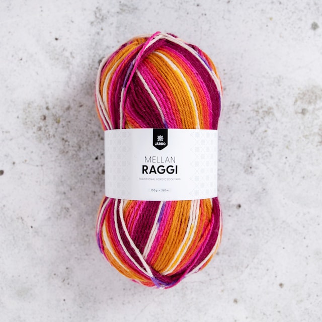 Tuotekuva 1 - Mellanraggi Garn Ullmix 100 g Hippie Van (28437) Järbo