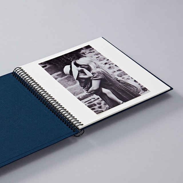 Produktbild 2 för Fotoalbum Spiralbunden Small Marine Semikolon