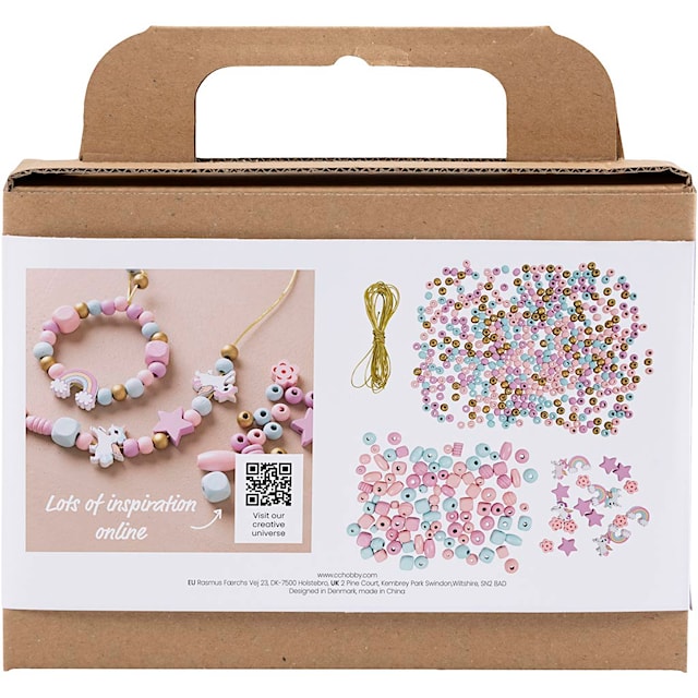 Produktbild 3 för Mini DIY Mix Smycken Unicorn pastellfärger Creativ Company