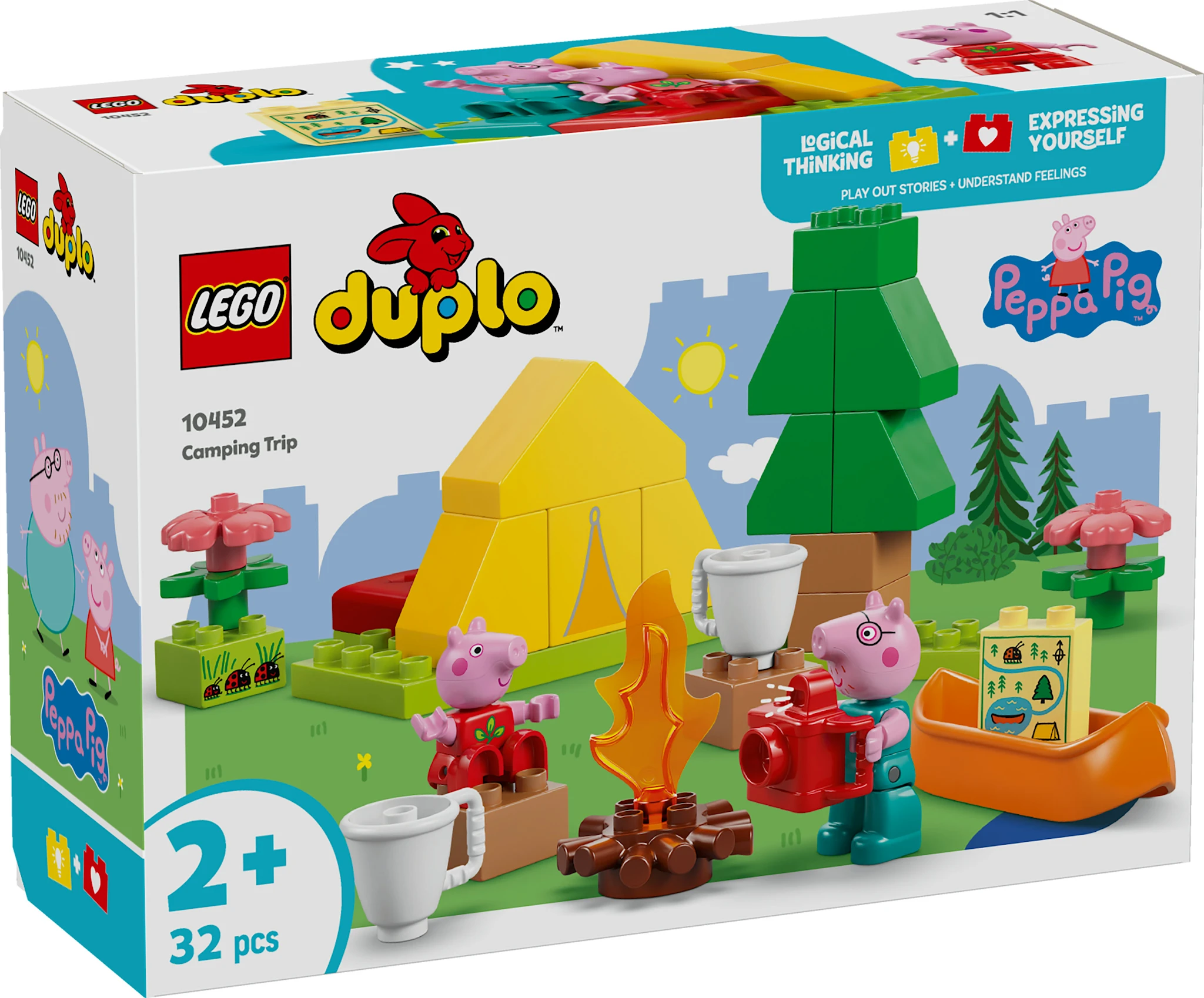 Produktbilde for Campingtur LEGO® DUPLO® Peppa Peppa Gris (10452)