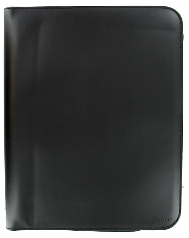 Produktbild 1 för Metropol A4 Konferensmapp med dragkedja Svart Filofax