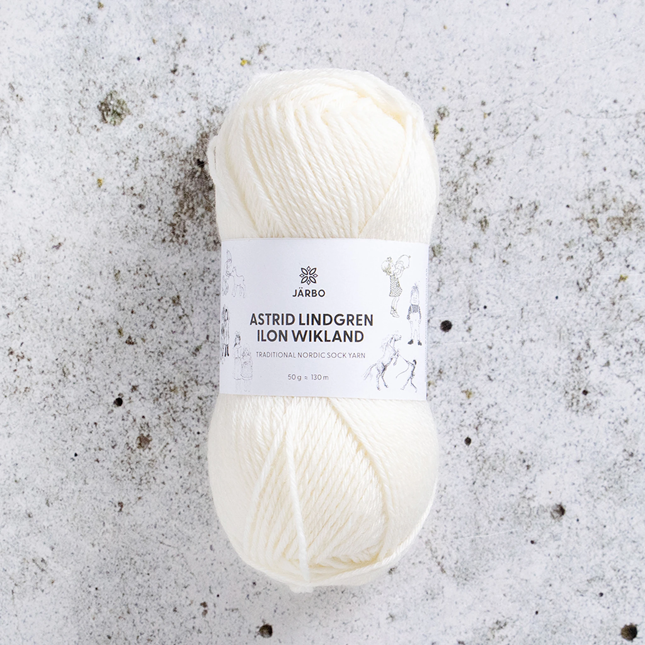 Produktbild för Astrid Lindgren Ilon Wikland Garn 50g Järbo