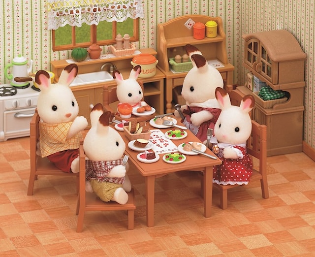 Produktbild 2 för Matbord och stolar, Sylvanian Families