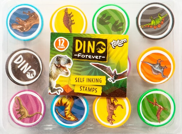 Produktbilde 1 for Stempler Dinosaurer 12-pack