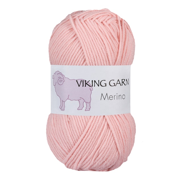 Viking Merino 50 g Powder PInk 862 Viking Garn