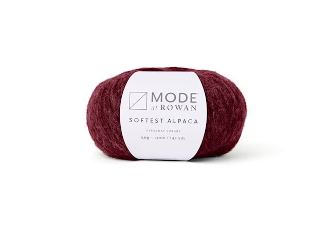Softest Alpaca alpakkasekoite 50 gr Cranberry 020 Mode at Rowan