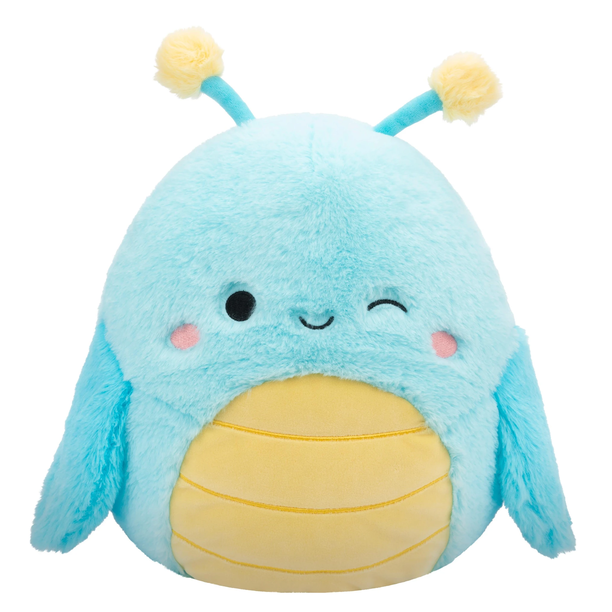 Produktbild för Squishmallows Gosedjur 40 cm Fuzz A Mallows Giles Grasshopper