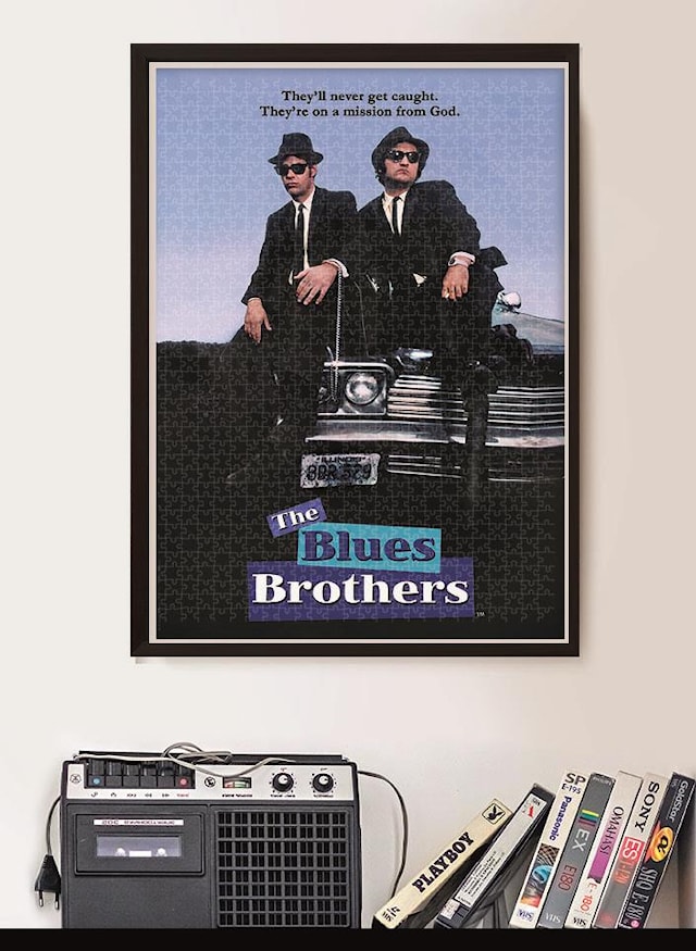 Produktbild 5 för Pussel Cult Movies Blues Brothers 500 bitar, Clementoni