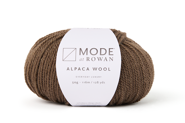 Alpaca Wool alpakka ull miks 50 gr Walnut 016 Mode at Rowan