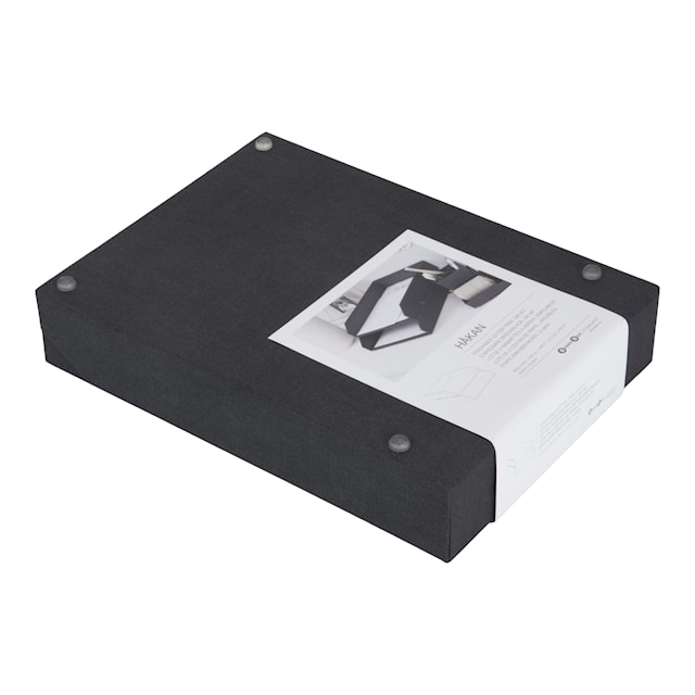 Produktbild 5 för Brevkorg Stapelbar Black 2-pack Bigso Box of Sweden