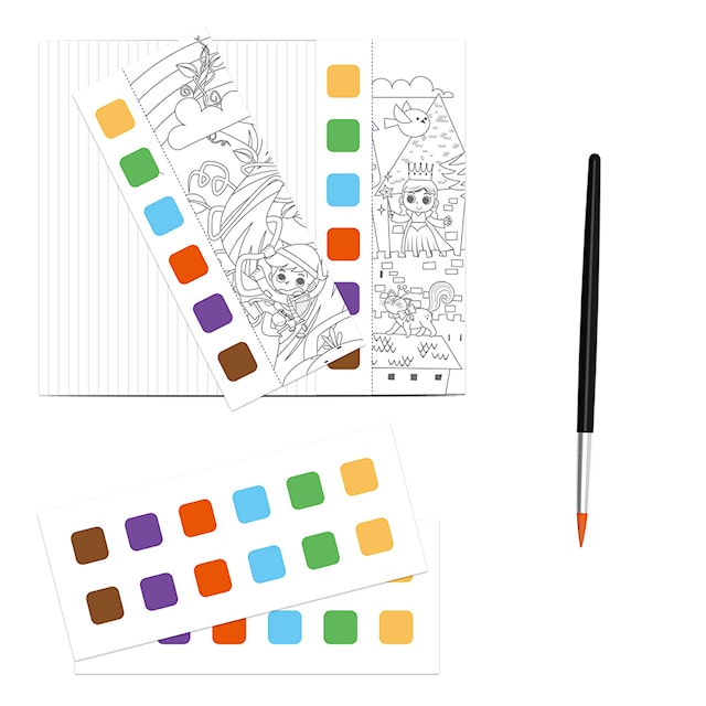 Tuotekuva 4 - Värityskirja Satu Värit & Sivellin mierEdu