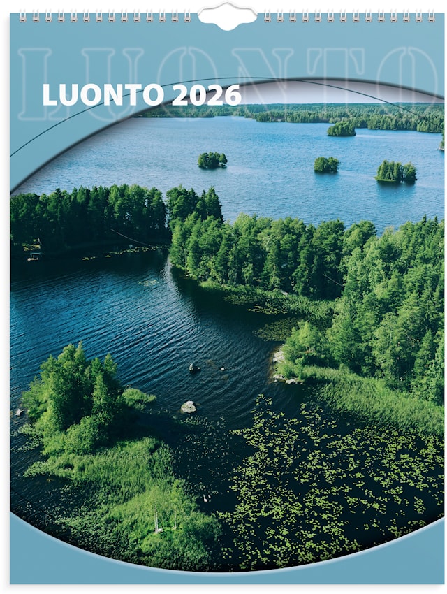 Produktbild 1 för Seinäkalenteri 2026 Luonto 295x390 mm Burde