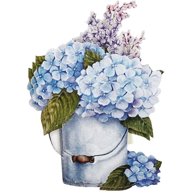 Produktbild 4 för 3D Motiv Blommor 21x30 cm 4 ark