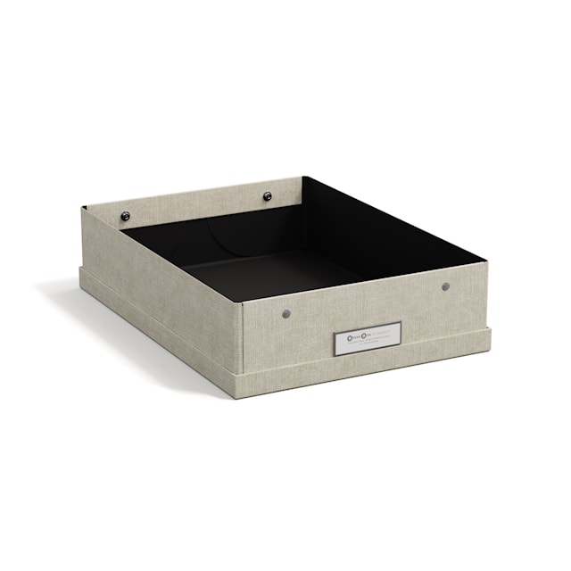 Produktbild 2 för Förvaringslåda Kleo A4 Linen Bigso Box of Sweden