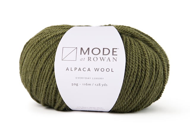 Alpaca Wool alpacka ull mix 50 gr Olive 018 Mode at Rowan