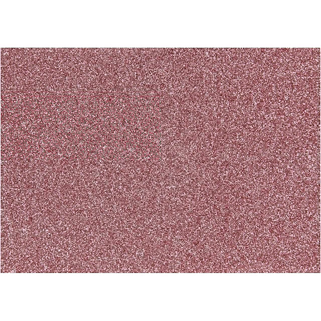Produktbild 4 för Stryktyg Iron-on A5 Rosa Glitter 1 ark