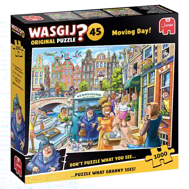 Produktbild 3 för Wasgij Original 45 Moving Day! Pussel 1000 bitar, Jumbo
