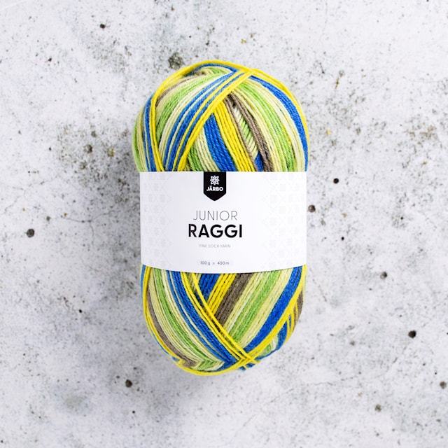Produktbild 1 för Junior Raggi Garn Ullmix 100 g Bluegrass Band (68439) Järbo