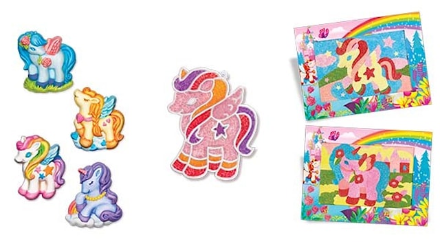 Produktbild 3 för Stort pysselset Enhörningar - My Magical Unicorns 4M