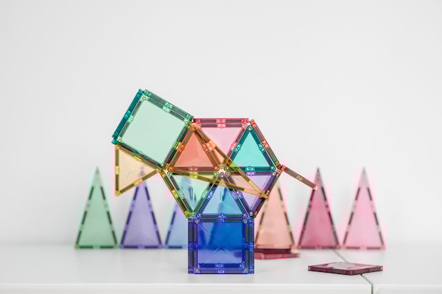 Produktbild 3 för Connetix Pastel Mini 32 Delar