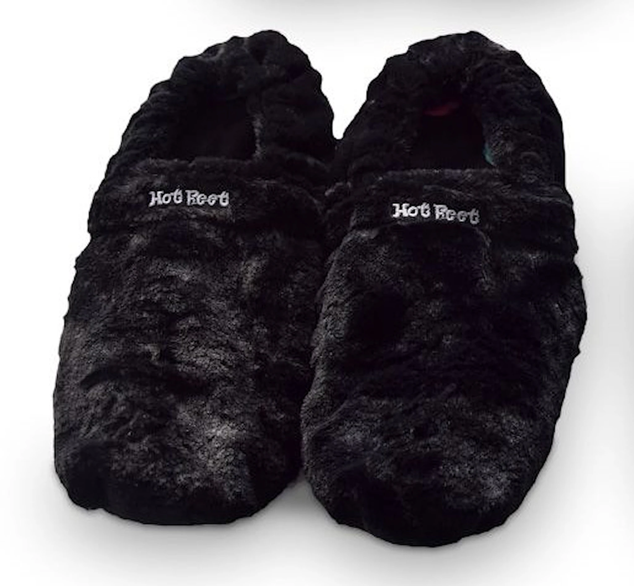 Produktbild för Värmetofflor Hot Feet Deluxe Svart