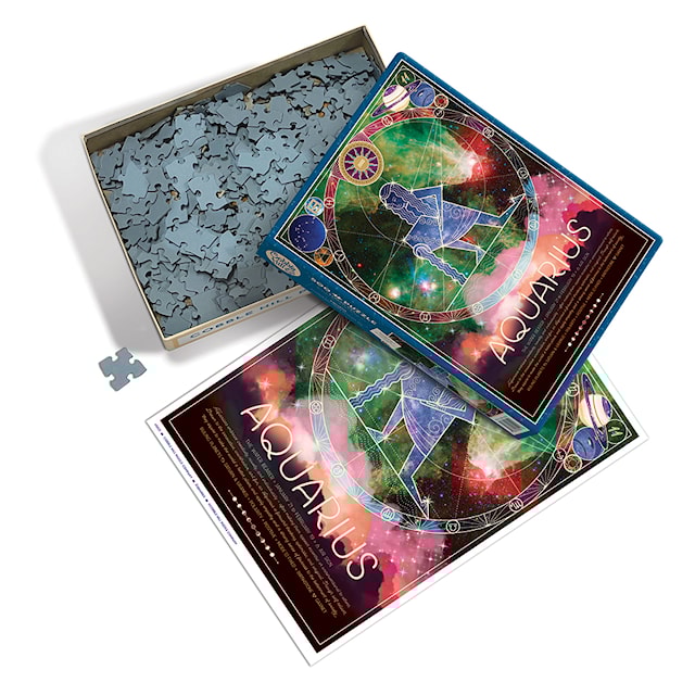 Produktbild 2 för Pussel Zodiac Aquarius 500 bitar, Cobble Hill