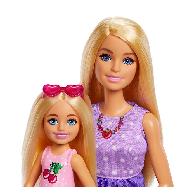 Produktbild 2 för Barbie Malibu & Chelsea Modedockor