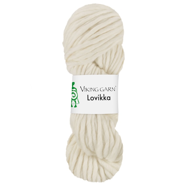 Lovikka 100 g Naturvit 200 Viking Garn