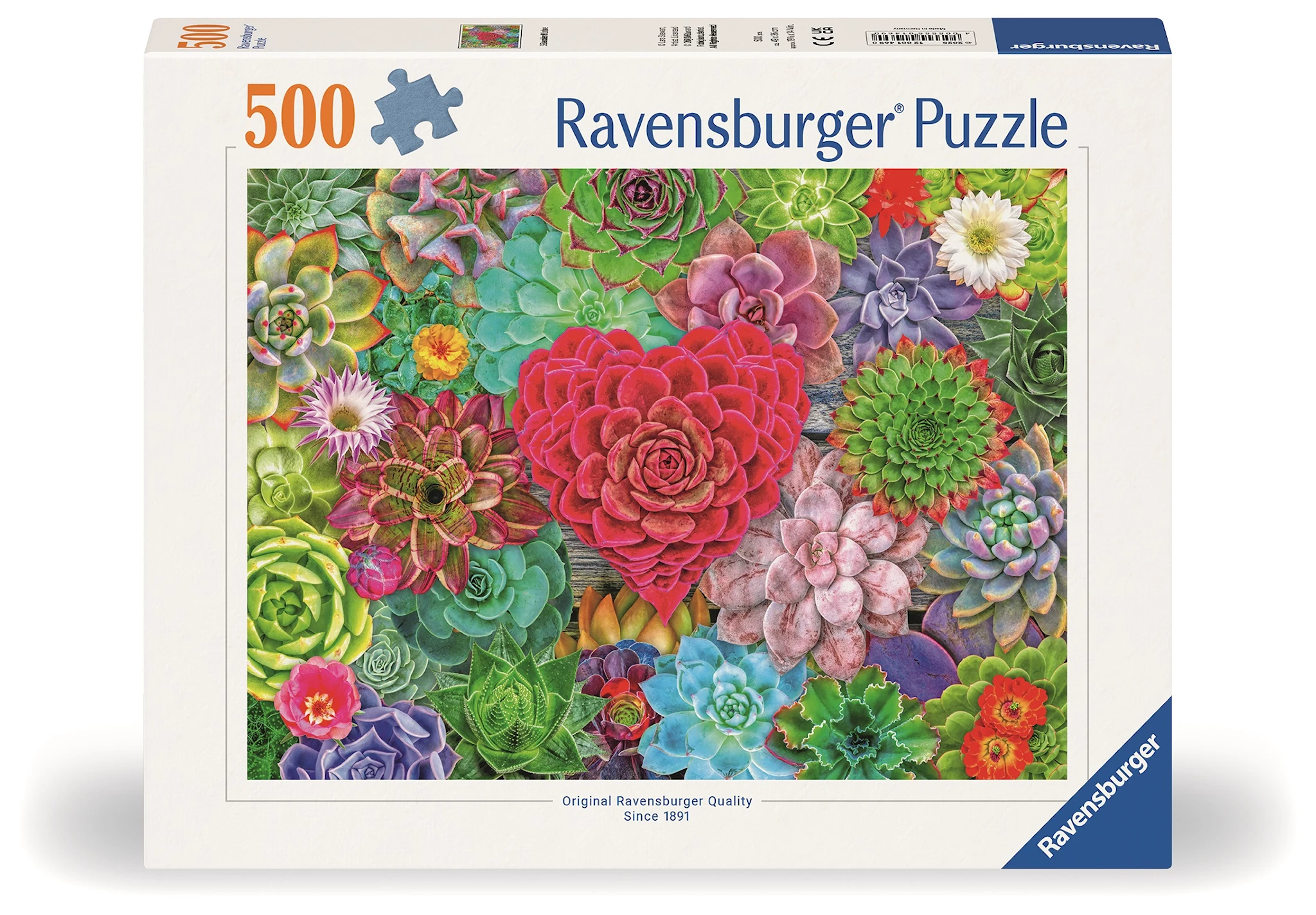 Tuotekuva ille Succulent Love 500p Ravensburger