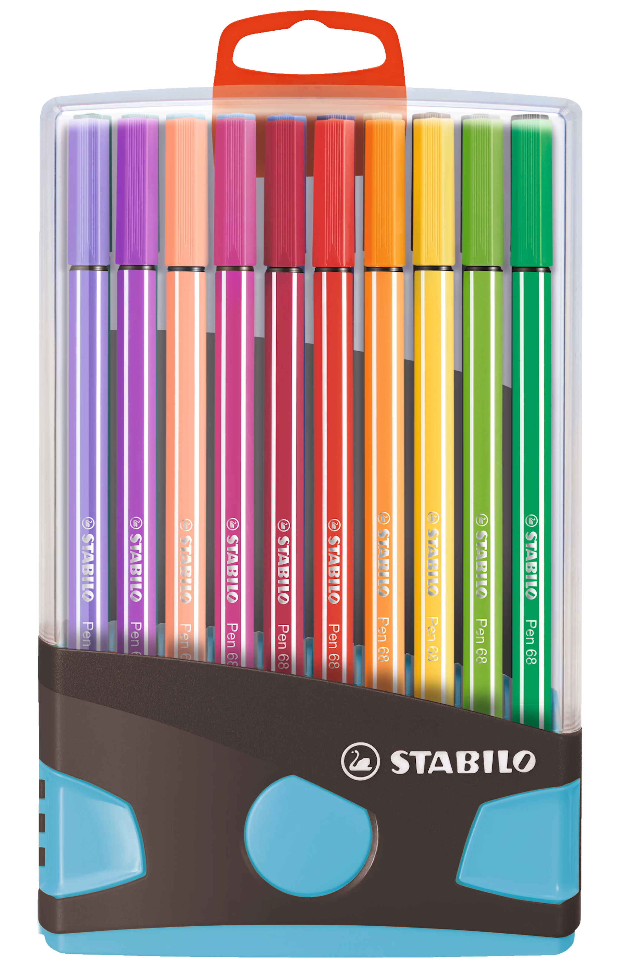 Produktbild för Pen 68 ColorParade 20-pack Blå STABILO