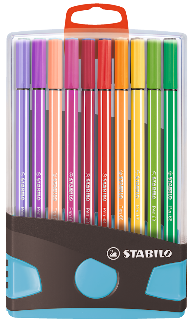 Tuotekuva 1 - STABILO Pen 68 ColorParade Blue/Antrachite, Kuitukärkikynä 1 mm