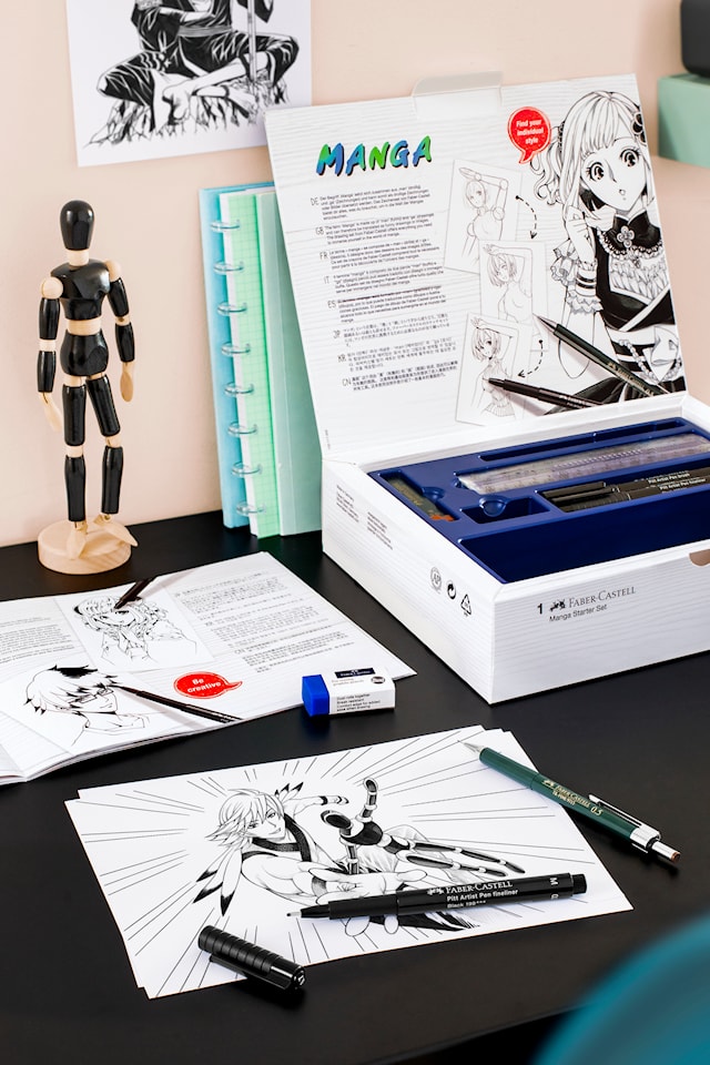 Produktbild 2 för Manga Starter Set Faber Castell