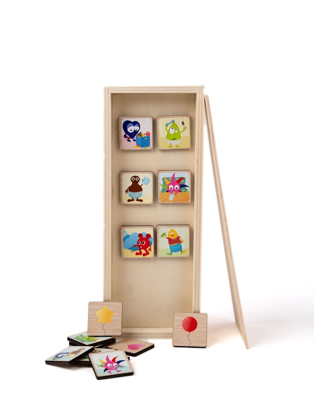 Produktbild 1 för Babblarna Morgon & Kvällstavla Teddykompaniet