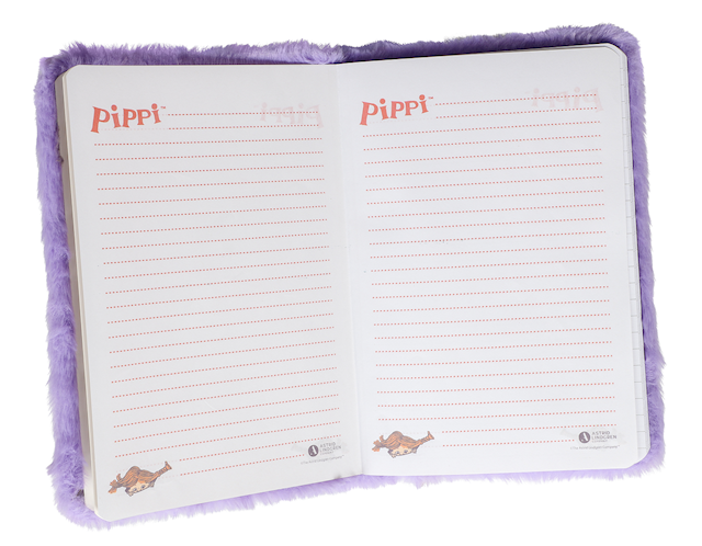 Produktbilde 2 for Fluffy Notisbok Pippi Langstrømpe