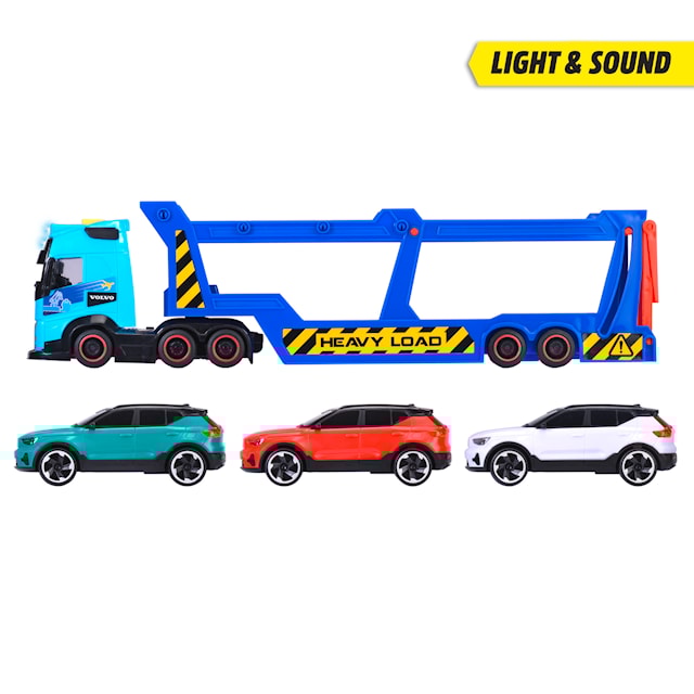Produktbilde 2 for Volvo FH 16 Biltransporter og Volvo XC40 Recharge Dickie Toys