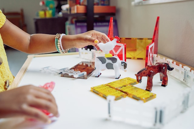 Produktbild 5 för Magna-Tiles Farm Animals, 25 bitar