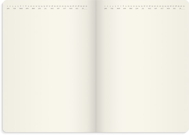 Produktbild 5 för Kalender 2026 A6 Liten Veckokalender Forma Deluxe Svart Burde