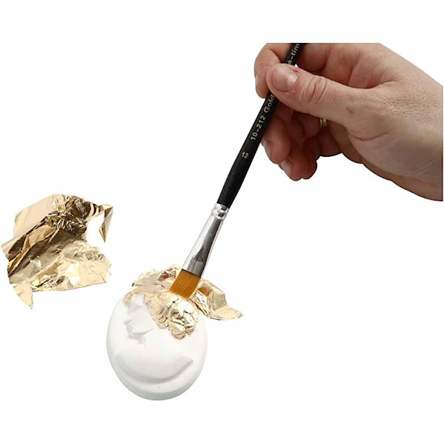 Produktbilde 2 for Slagmetall, ark 16x16 cm, 25 ark, gull