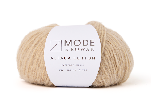 Alpaca Cotton mix, 50 gr Champagne 015, Mode at Rowan