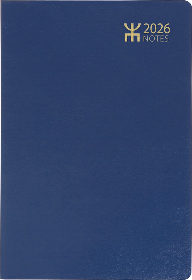 Produktbild 1 för Kalender Notes 2026 Blå Almanacksförlaget