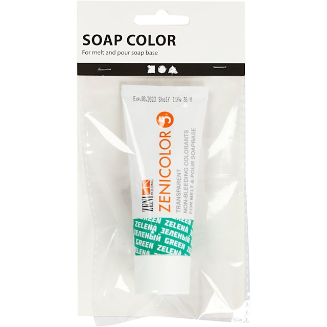 Tuotekuva 3 - Saippuaväri, vihreä, 30 g/ 1 pkt