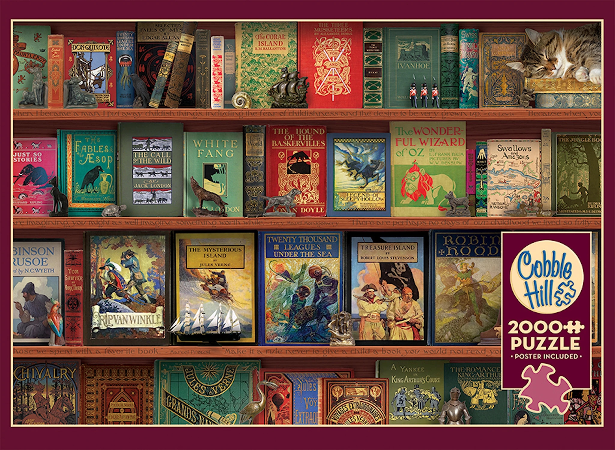 Produktbilde for Puslespill Adventure Storytime 2000 brikker, Cobble Hill