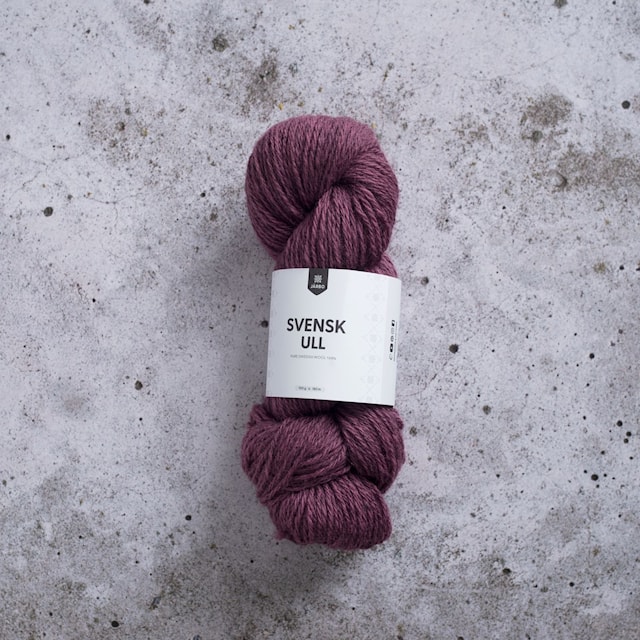 Svensk Ull 3 tr 100 g Heather Field Järbo