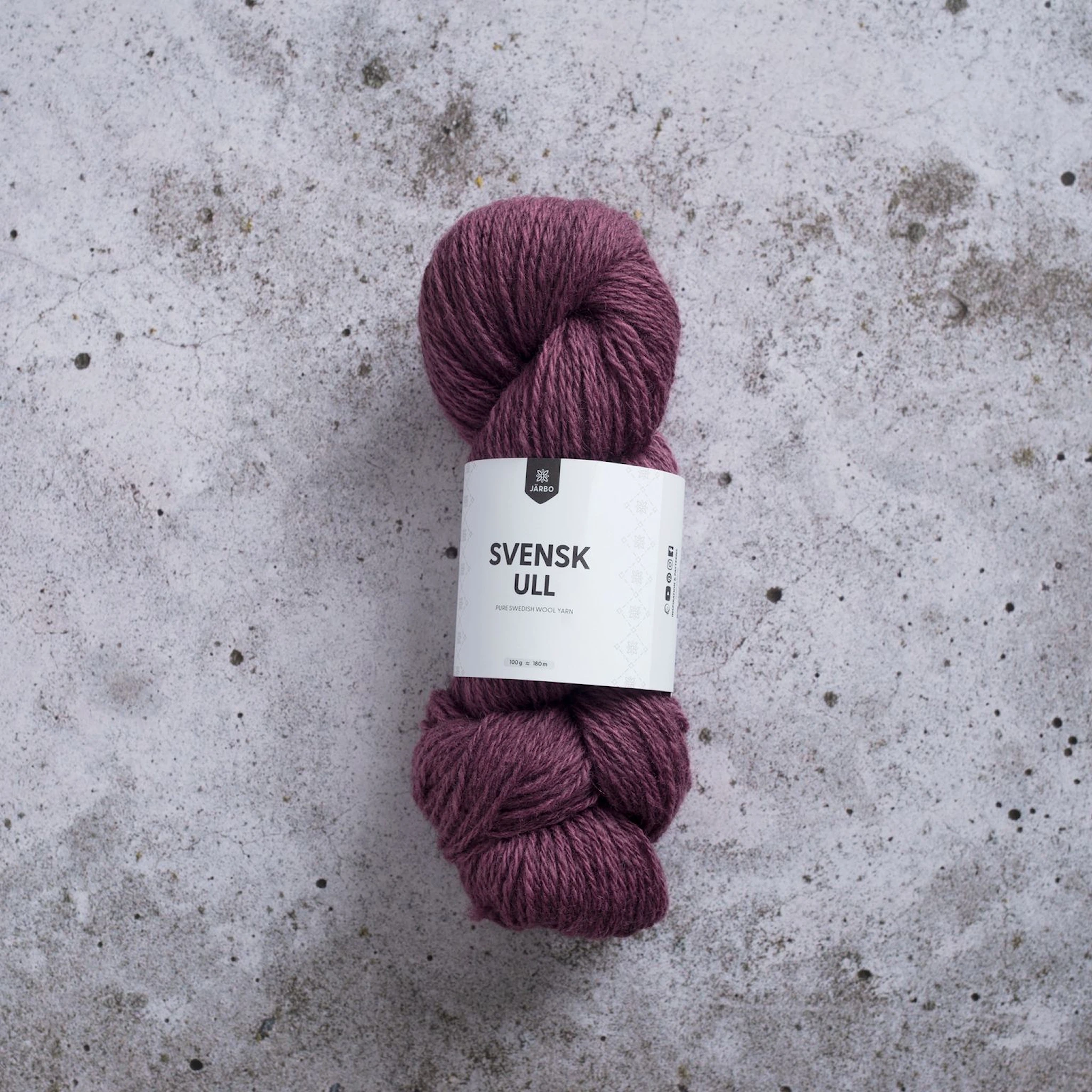 Produktbild för Svensk Ull 3 tr 100 g Järbo