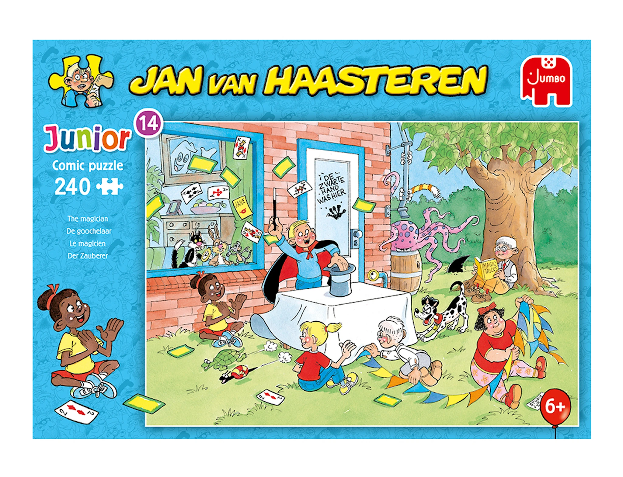 Produktbilde for Jan Van Haasteren The Magician Pussel 240 bitar, Jumbo